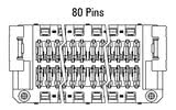 Размери Zero8 Socket прав, 80-пинов