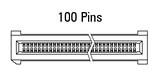 Размер EC.8 прав, 100-пинов