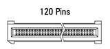 Размер EC.8 прав, 120-пинов